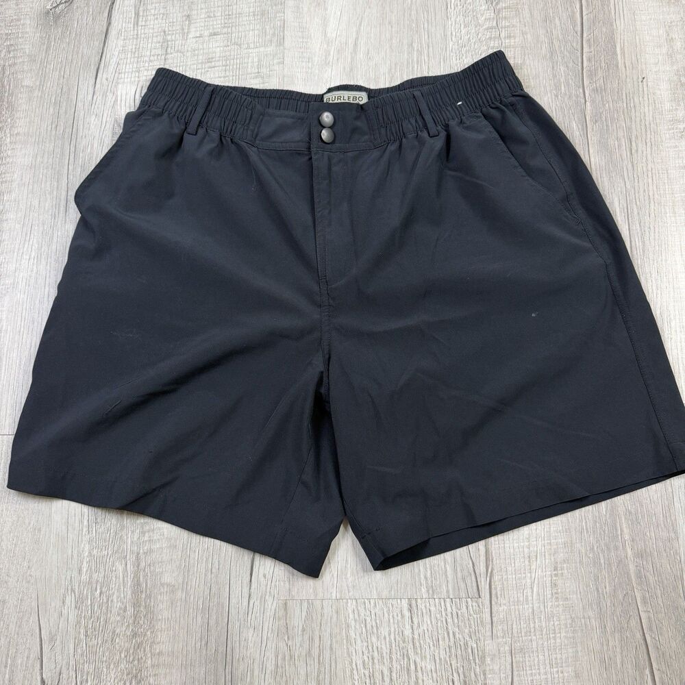 Burlebo Everyday Shorts Men’s Large 7” Inseam Pockets Stretch Performance Golf O